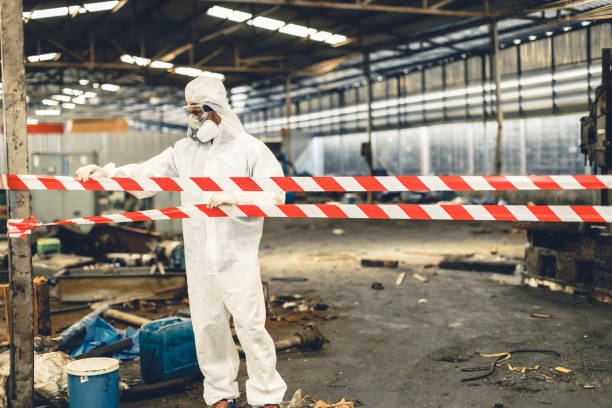 Professional Drug Lab Cleanup technician working in Weldon, NC